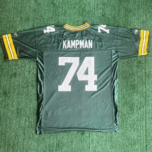 Reebok Aaron Kampman Packers Jersey XL Green